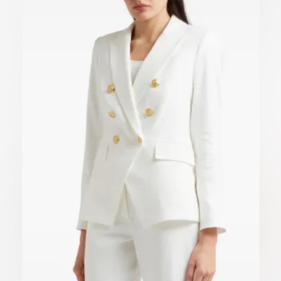 NWT Veronica Beard Sz 2  White Miller Dickey Jacket - Picture 1 of 13